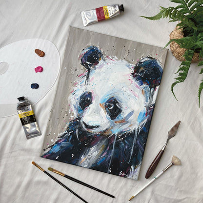 Original Panda Painting - Ada