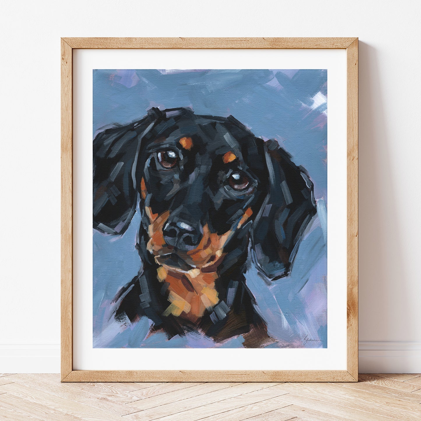 Dachshund Fine Art Print - Bailey