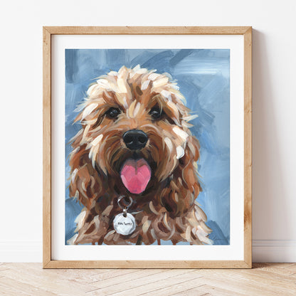 Cockapoo Fine Art Print - Billy