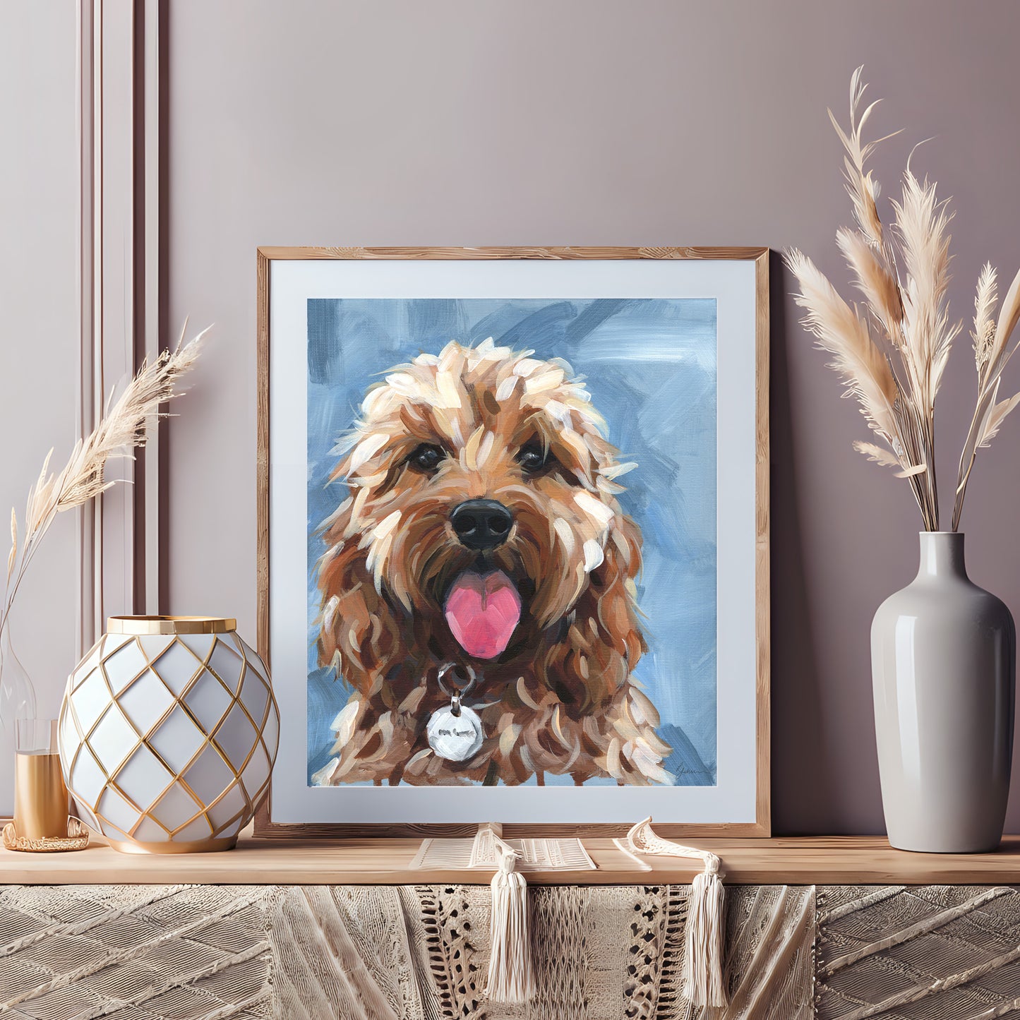 Cockapoo Fine Art Print - Billy