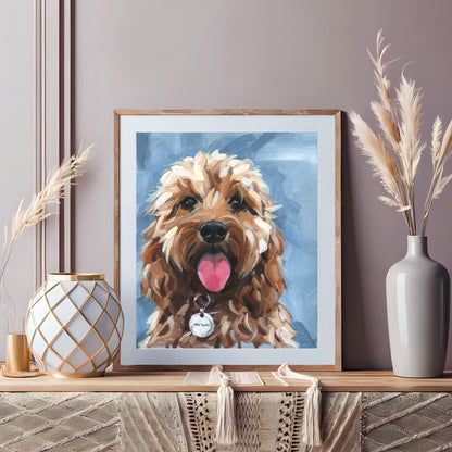 Cockapoo Fine Art Print - Billy