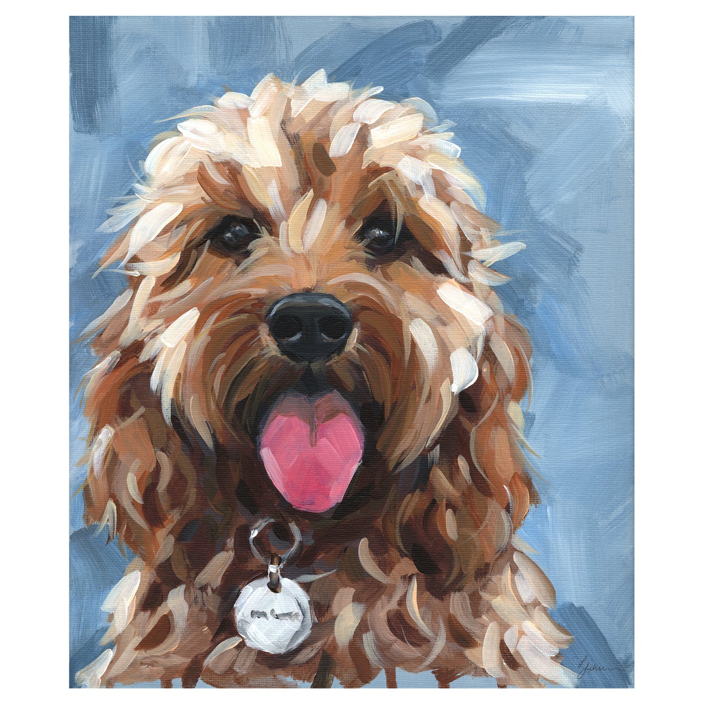 Cockapoo Fine Art Print - Billy