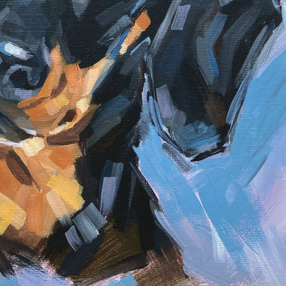 Original Dachshund Painting - Bailey