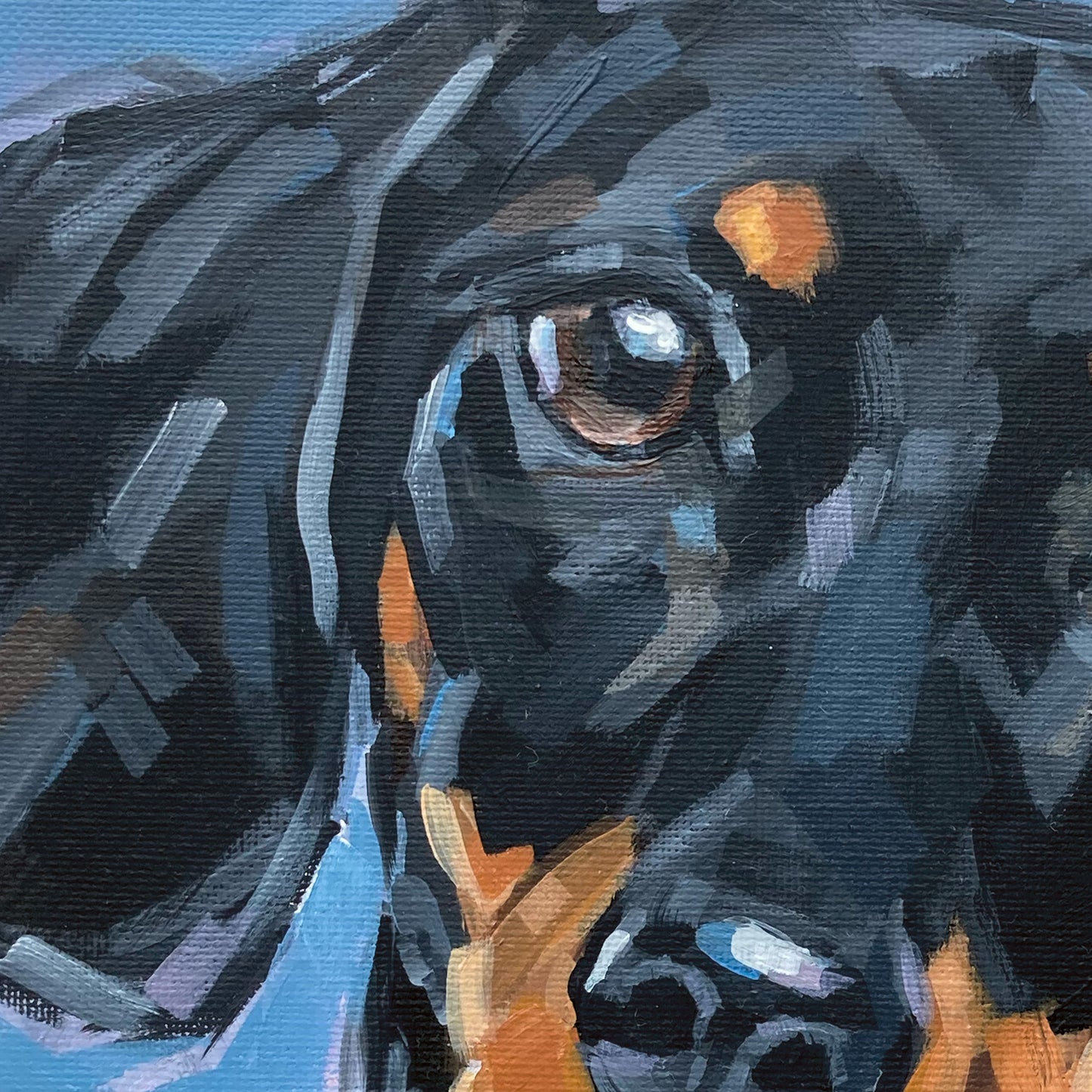 Original Dachshund Painting - Bailey