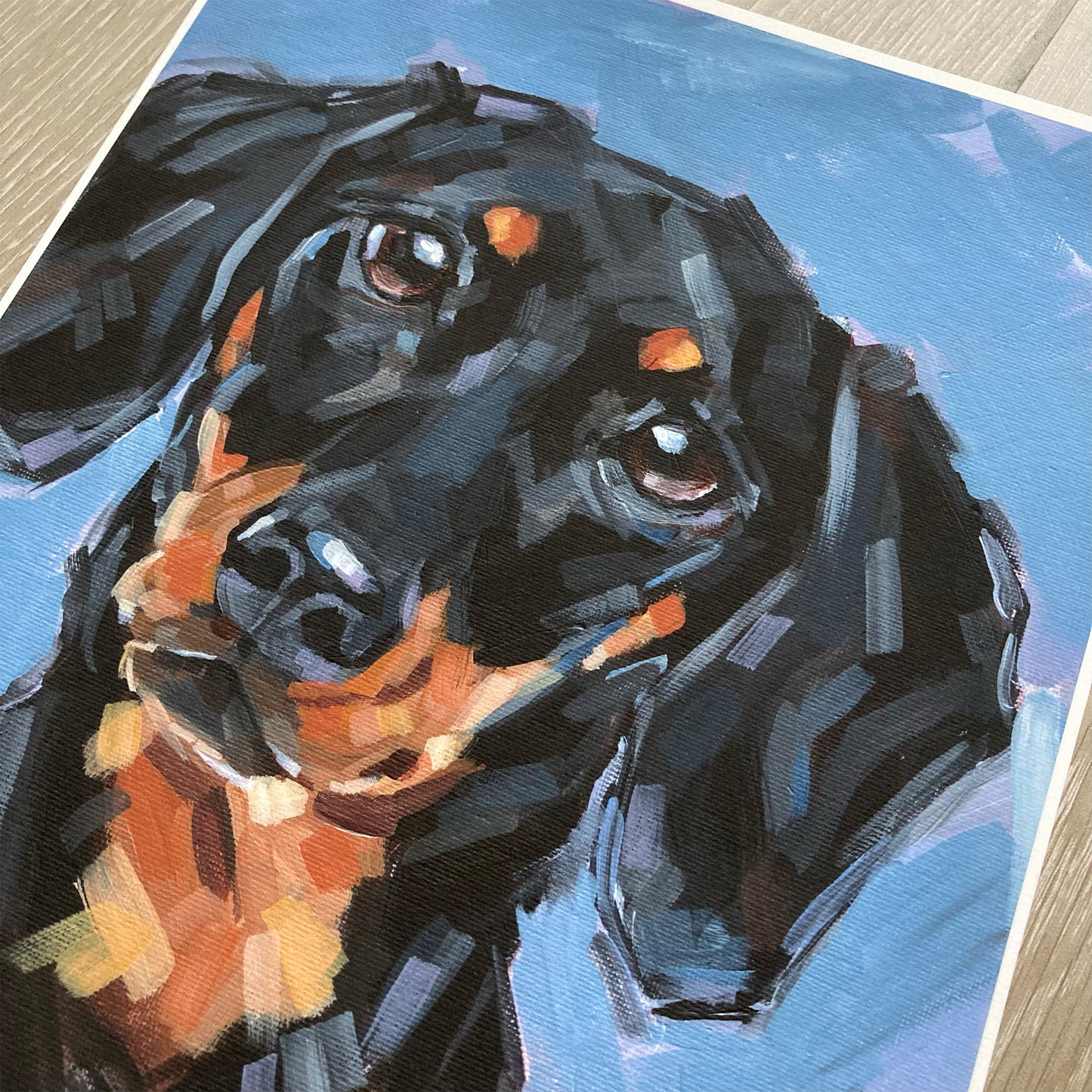 Dachshund Fine Art Print - Bailey