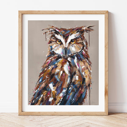 Owl Fine Art Print - Erwin