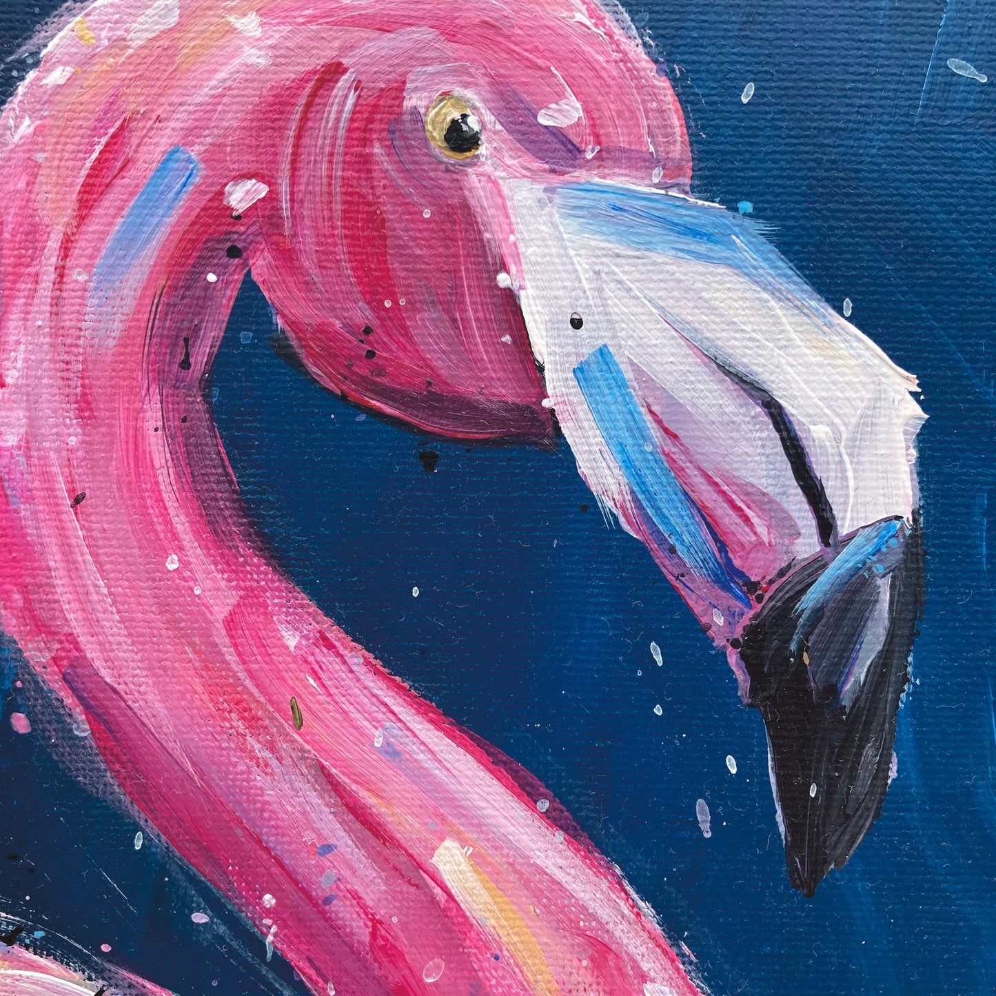 Original Flamingo Painting - Florence