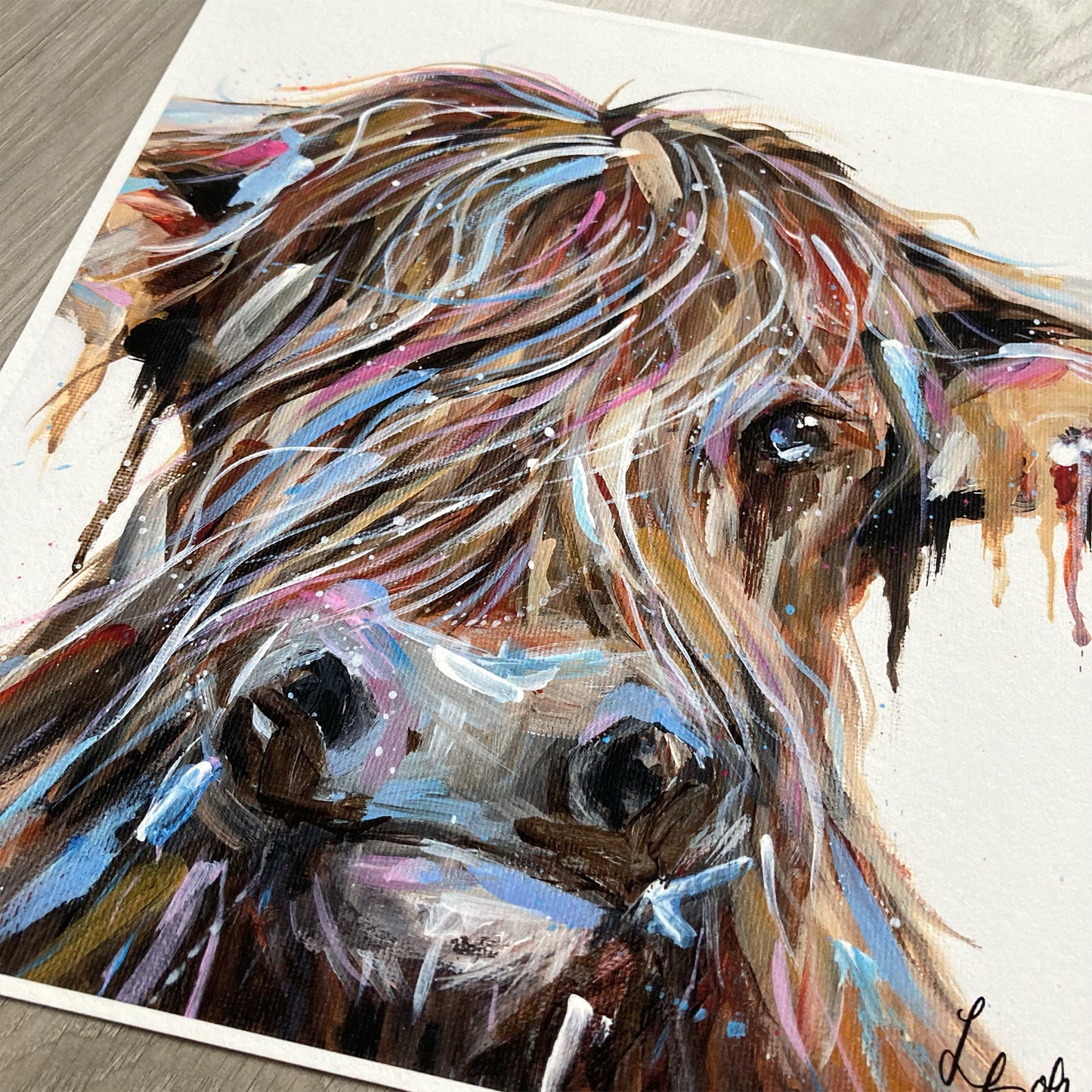 Highland Cow Fine Art Print - Winston