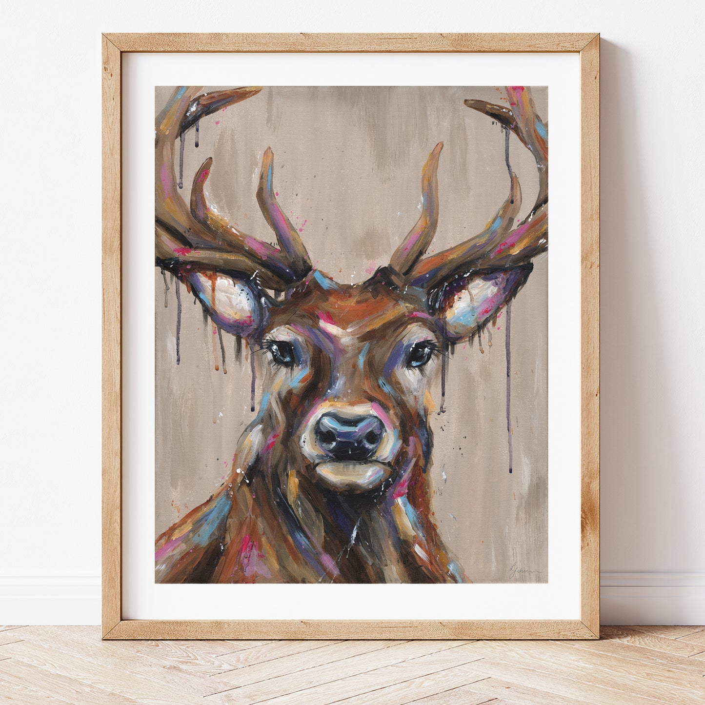 Stag Fine Art Print - Leon