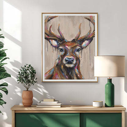 Stag Fine Art Print - Leon