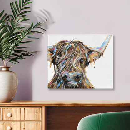 Original Highland Cow Painting - Winston