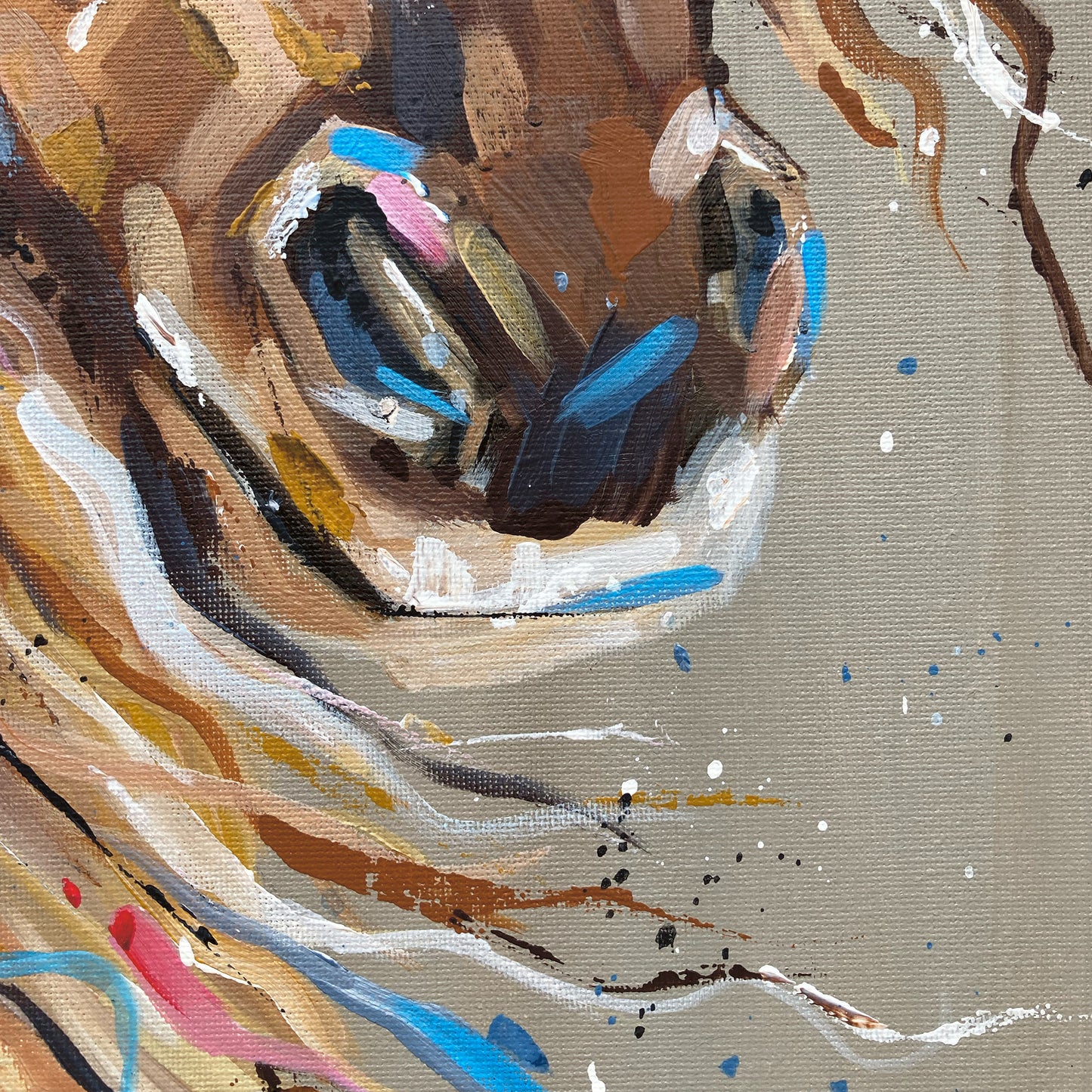 Original Shetland Pony Painting - Bella