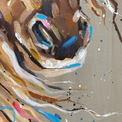 Original Shetland Pony Painting - Bella