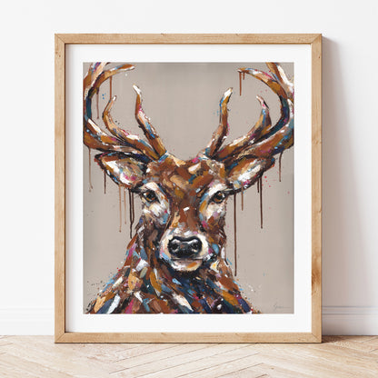 Stag Fine Art Print - Silas