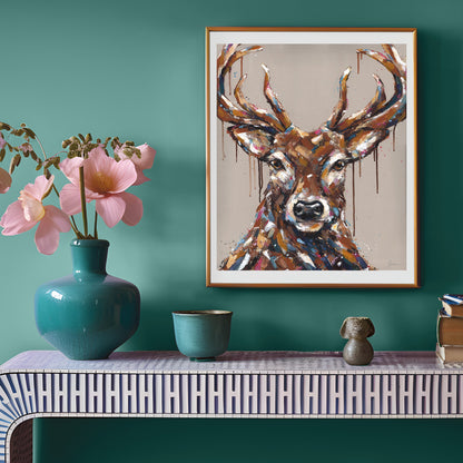 Stag Fine Art Print - Silas
