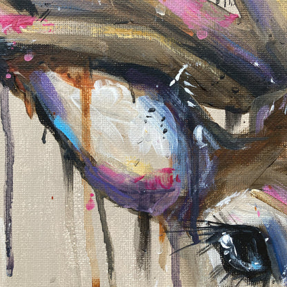 Original Stag Painting - Leon
