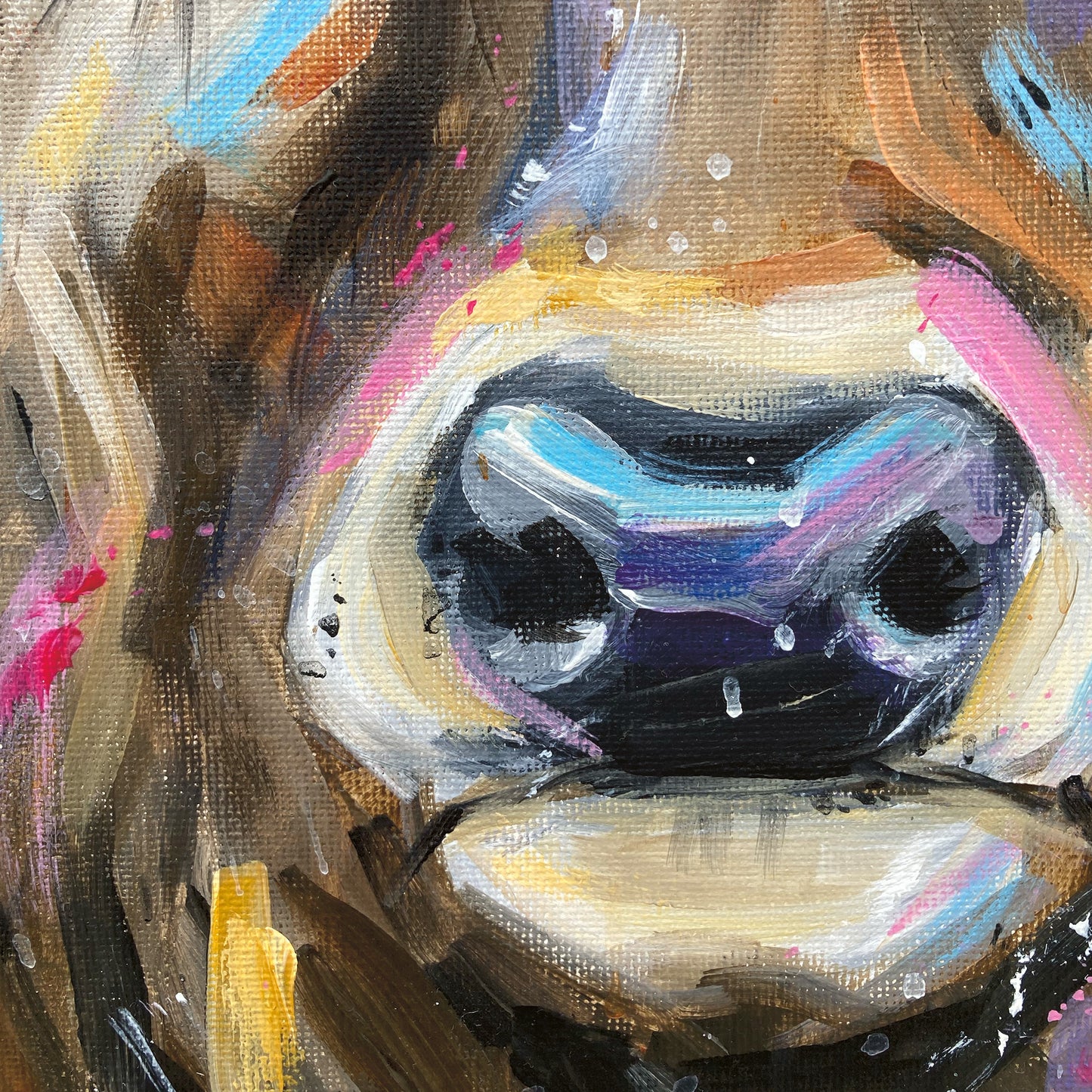 Original Stag Painting - Leon