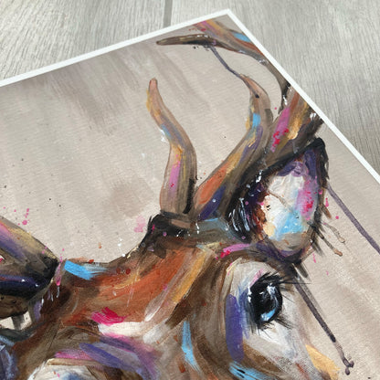 Stag Fine Art Print - Leon