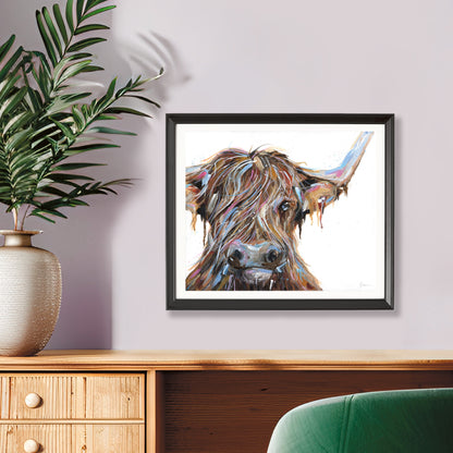 Highland Cow Fine Art Print - Winston