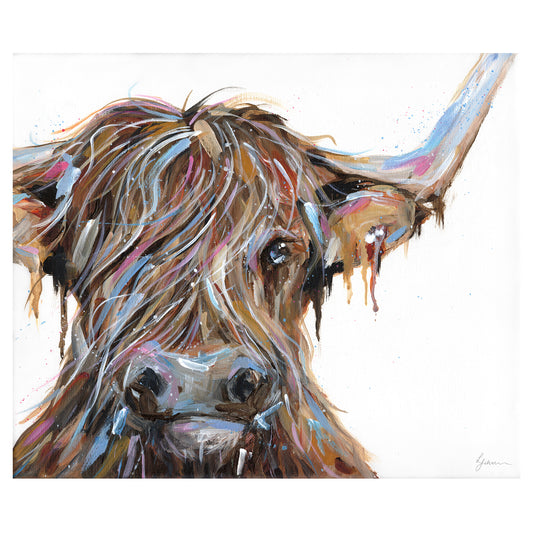 Highland Cow Fine Art Print - Winston