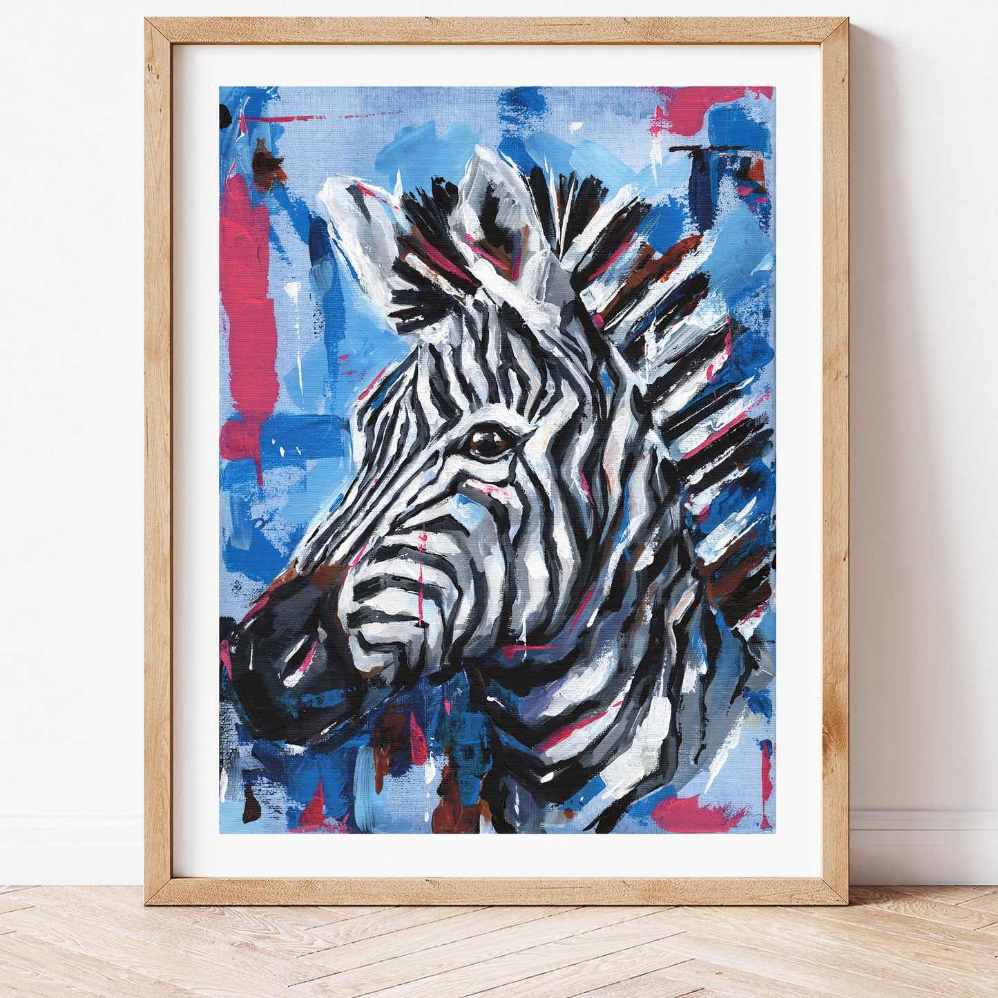 Zebra Fine Art Print - Xavier