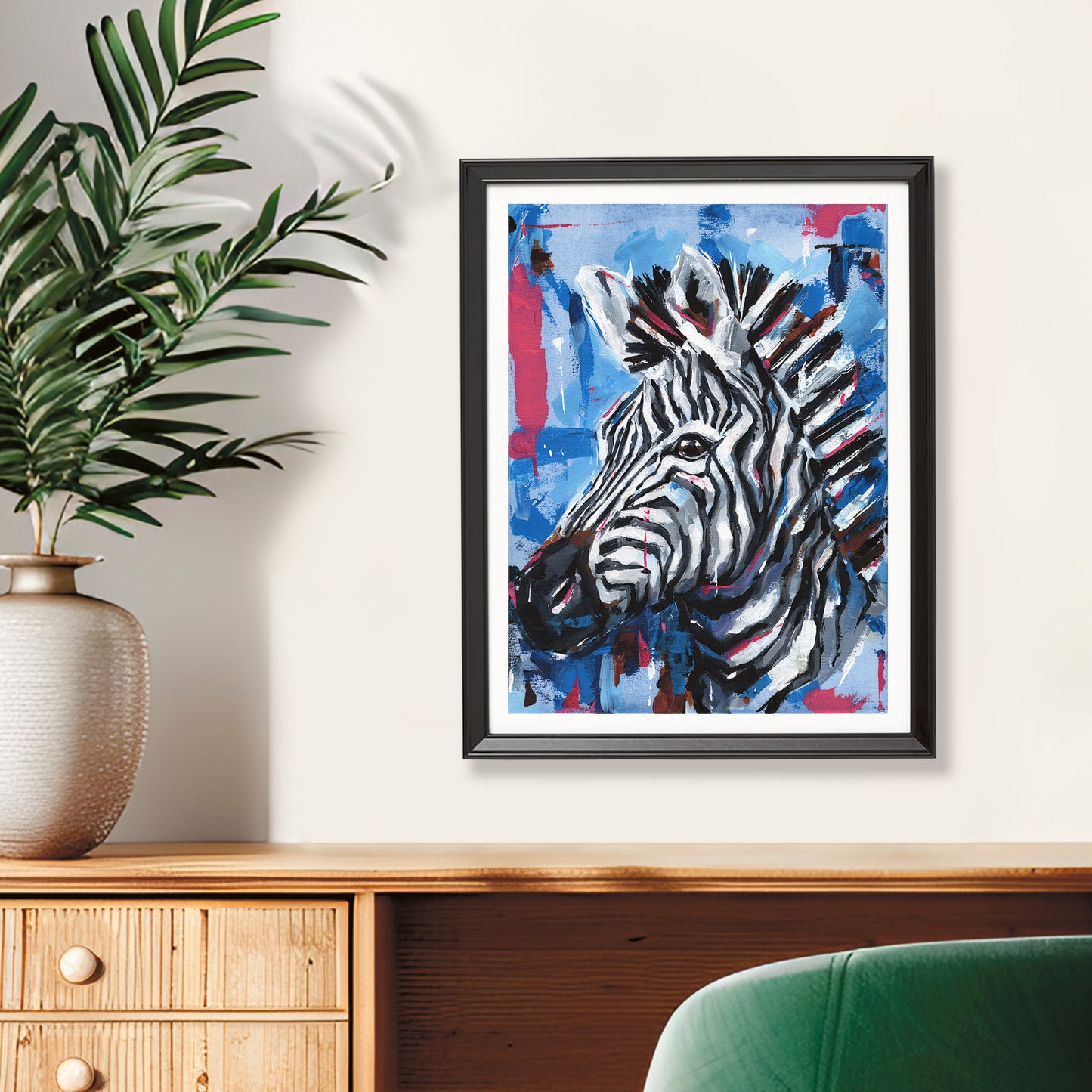Zebra Fine Art Print - Xavier