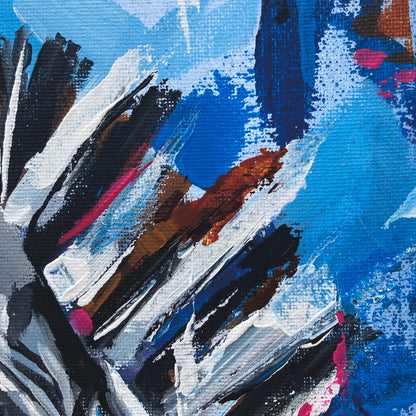 Original Zebra Painting - Xavier