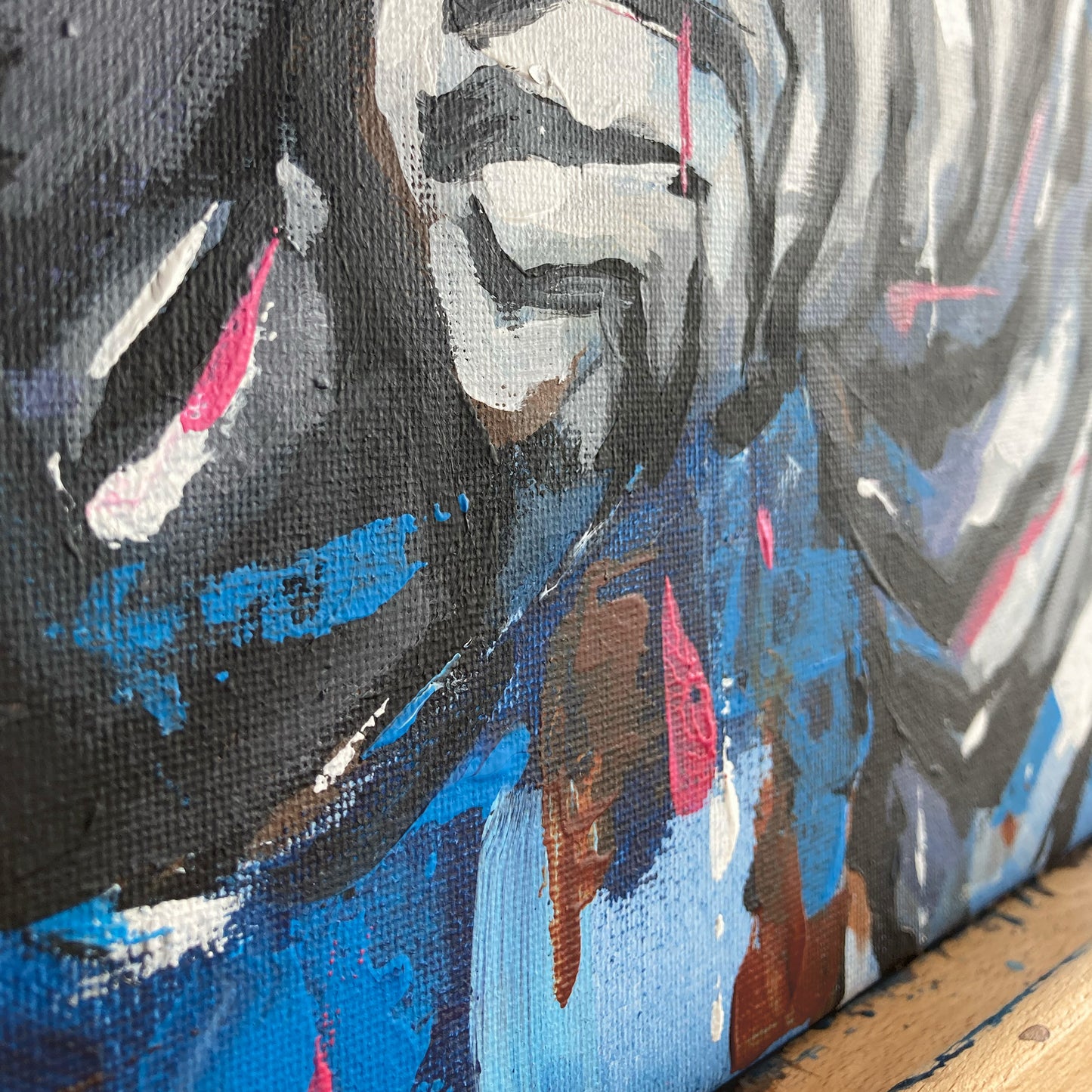 Original Zebra Painting - Xavier