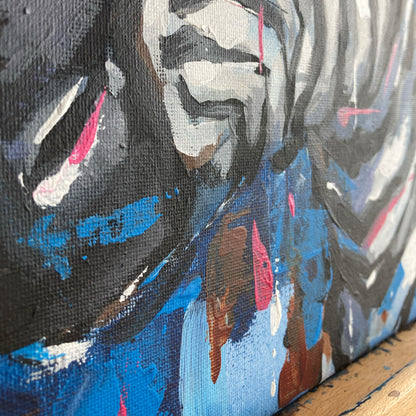 Original Zebra Painting - Xavier