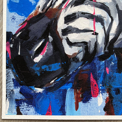 Zebra Fine Art Print - Xavier